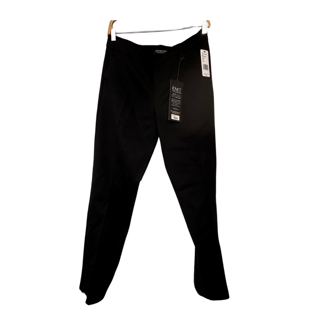 Liverpool Kelsey Knit Trouser Black Size 10 Tall